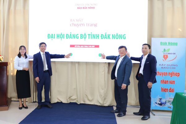 Báo đảng địa phương thứ 2 ra mắt chuyên trang Đại hội Đảng